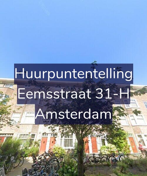 Foto gevel Huurpuntentelling voor Eemsstraat 31-H, Amsterdam
