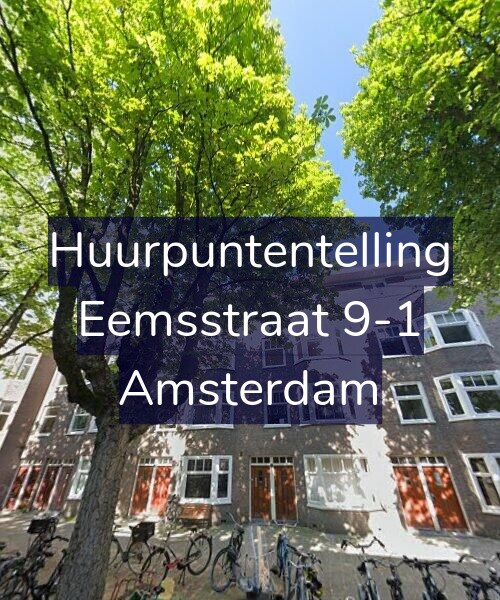 Foto gevel Huurpuntentelling voor Eemsstraat 9-1, Amsterdam