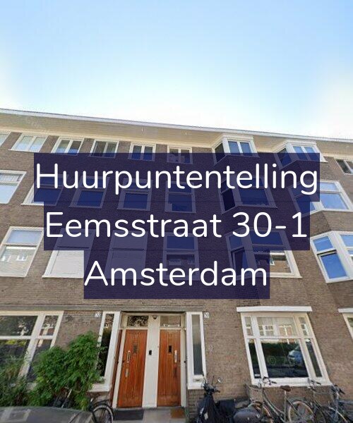Foto gevel Huurpuntentelling voor Eemsstraat 30-1, Amsterdam