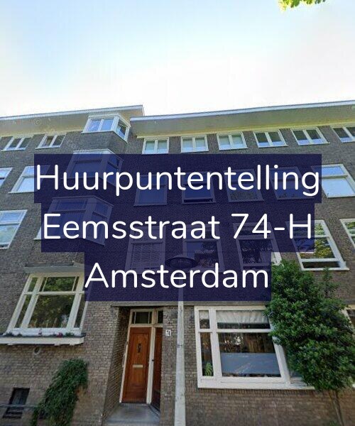 Foto gevel Huurpuntentelling voor Eemsstraat 74-H, Amsterdam