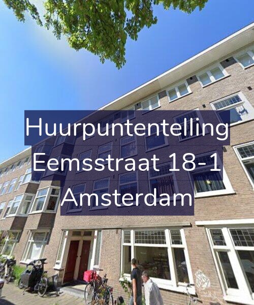 Foto gevel Huurpuntentelling voor Eemsstraat 18-1, Amsterdam