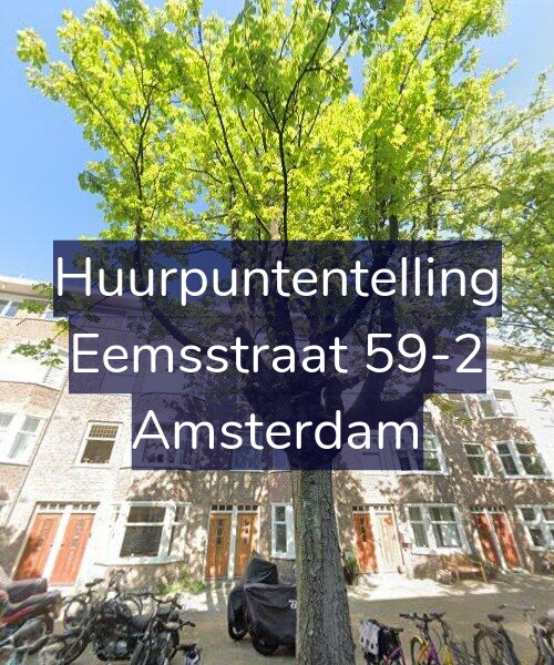 Foto gevel Huurpuntentelling voor Eemsstraat 59-2, Amsterdam