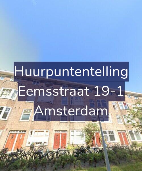 Foto gevel Huurpuntentelling voor Eemsstraat 19-1, Amsterdam