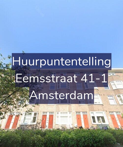 Foto gevel Huurpuntentelling voor Eemsstraat 41-1, Amsterdam