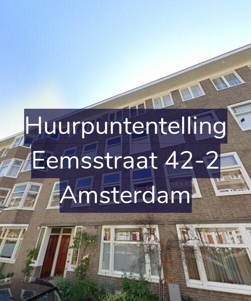 Foto gevel Huurpuntentelling voor Eemsstraat 42-2, Amsterdam