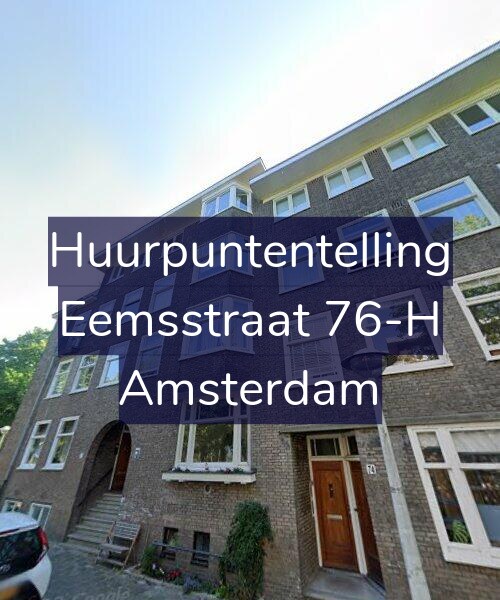 Foto gevel Huurpuntentelling voor Eemsstraat 76-H, Amsterdam