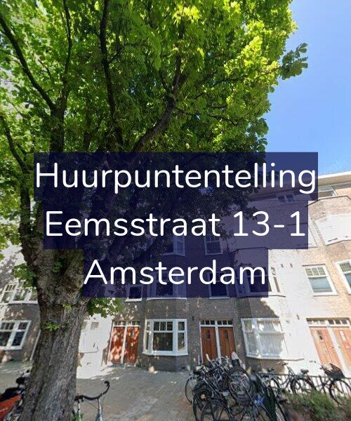 Foto gevel Huurpuntentelling voor Eemsstraat 13-1, Amsterdam