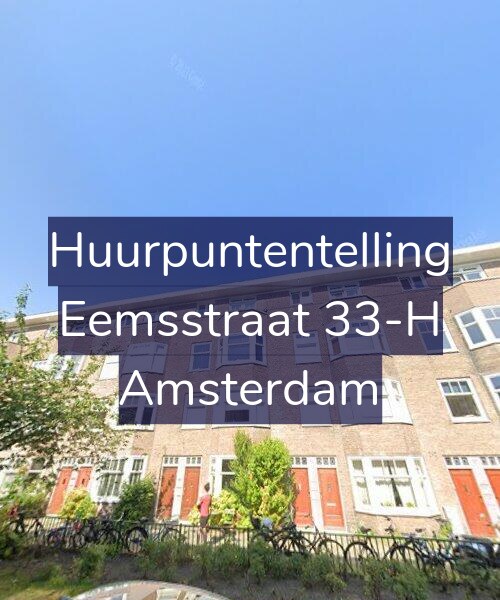 Foto gevel Huurpuntentelling voor Eemsstraat 33-H, Amsterdam