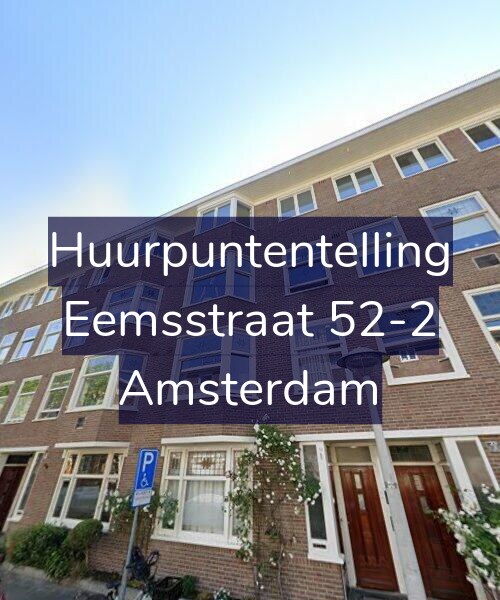Foto gevel Huurpuntentelling voor Eemsstraat 52-2, Amsterdam