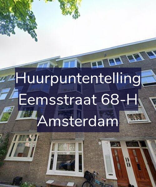 Foto gevel Huurpuntentelling voor Eemsstraat 68-H, Amsterdam