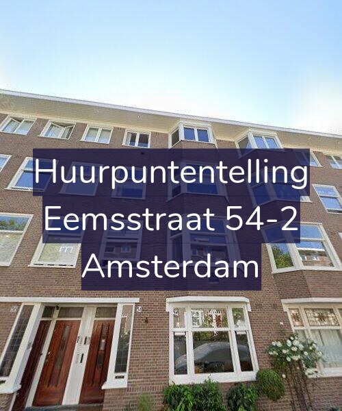 Foto gevel Huurpuntentelling voor Eemsstraat 54-2, Amsterdam
