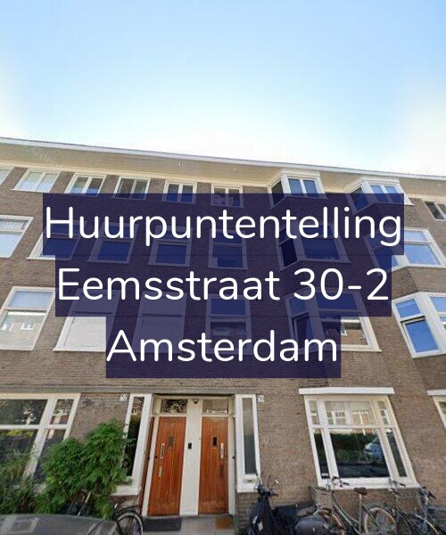 Foto gevel Huurpuntentelling voor Eemsstraat 30-2, Amsterdam