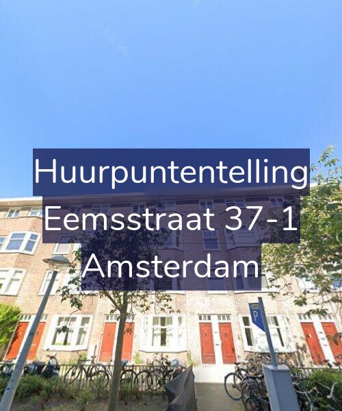 Foto gevel Huurpuntentelling voor Eemsstraat 37-1, Amsterdam