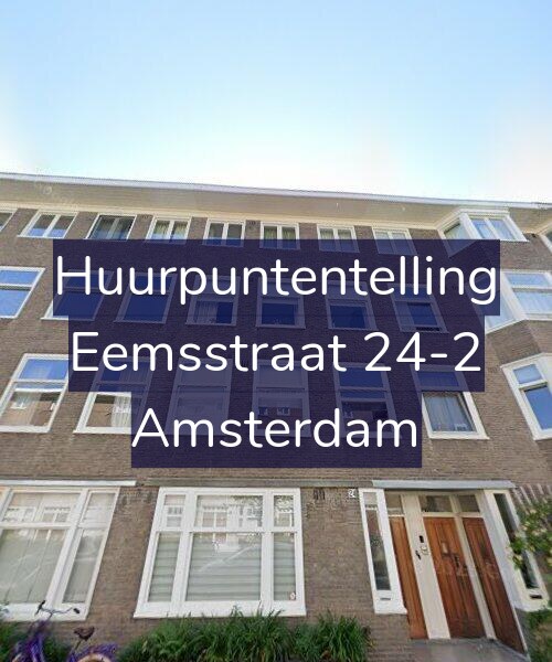 Foto gevel Huurpuntentelling voor Eemsstraat 24-2, Amsterdam