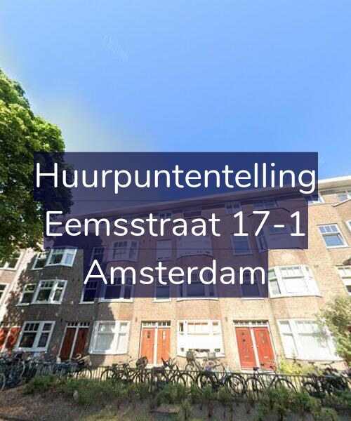 Foto gevel Huurpuntentelling voor Eemsstraat 17-1, Amsterdam