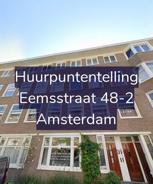 Foto gevel Huurpuntentelling voor Eemsstraat 48-2, Amsterdam