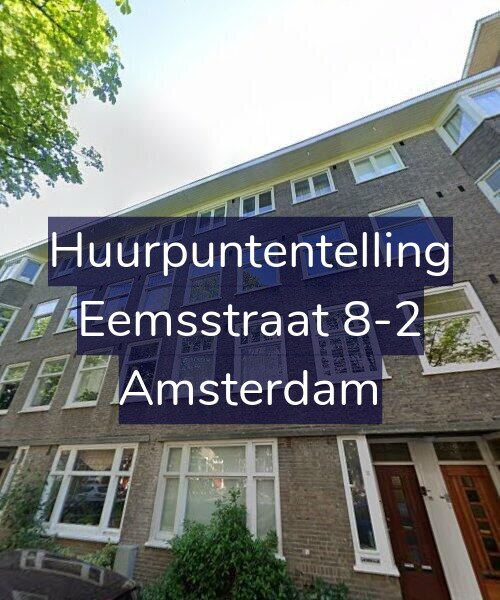 Foto gevel Huurpuntentelling voor Eemsstraat 8-2, Amsterdam