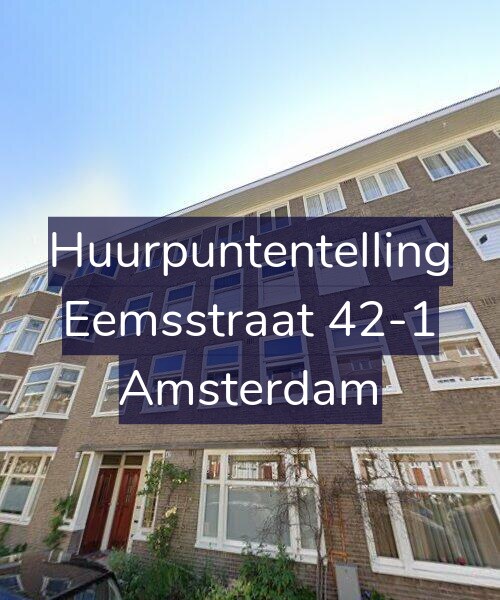 Foto gevel Huurpuntentelling voor Eemsstraat 42-1, Amsterdam