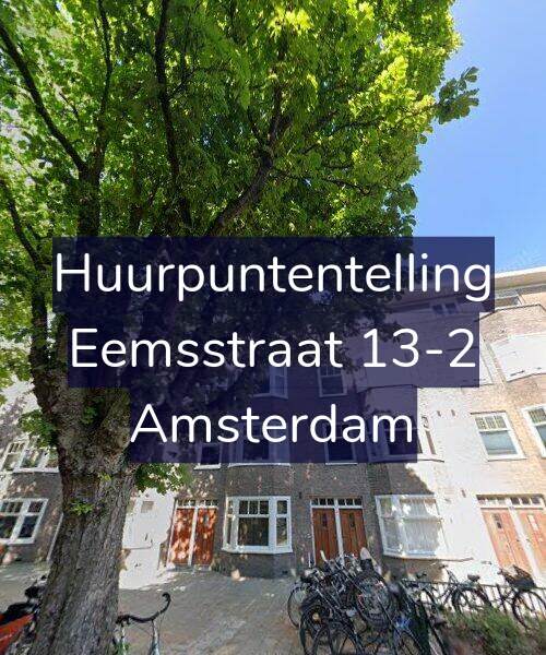 Foto gevel Huurpuntentelling voor Eemsstraat 13-2, Amsterdam