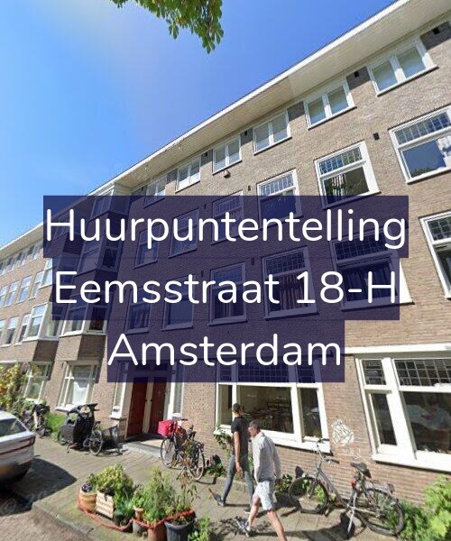 Foto gevel Huurpuntentelling voor Eemsstraat 18-H, Amsterdam