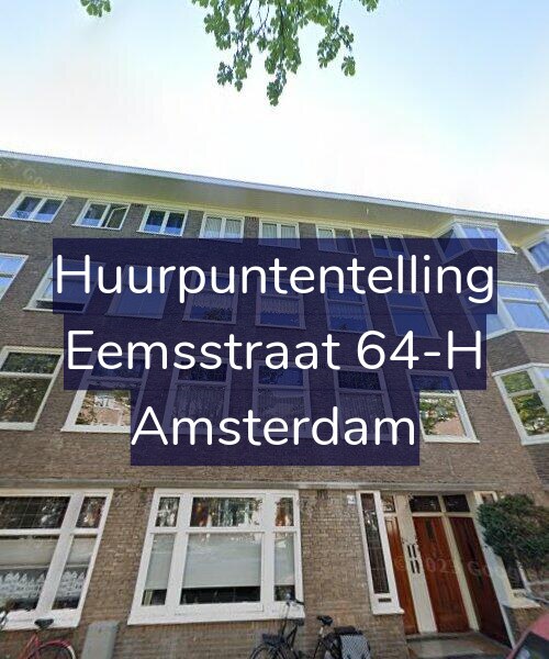 Foto gevel Huurpuntentelling voor Eemsstraat 64-H, Amsterdam
