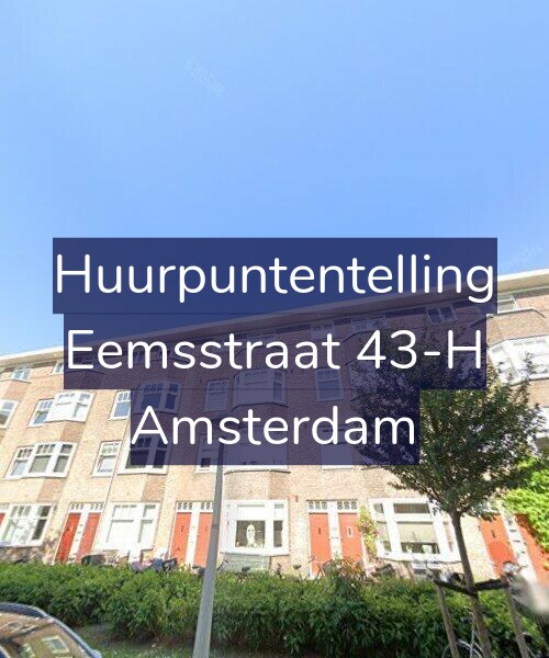 Foto gevel Huurpuntentelling voor Eemsstraat 43-H, Amsterdam