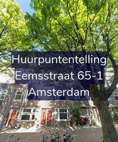 Foto gevel Huurpuntentelling voor Eemsstraat 65-1, Amsterdam