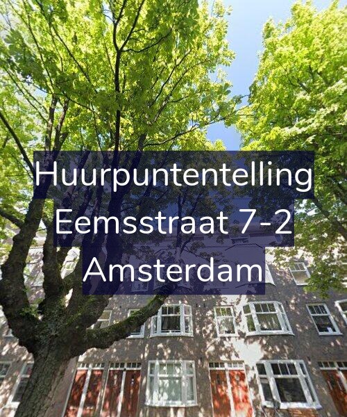 Foto gevel Huurpuntentelling voor Eemsstraat 7-2, Amsterdam