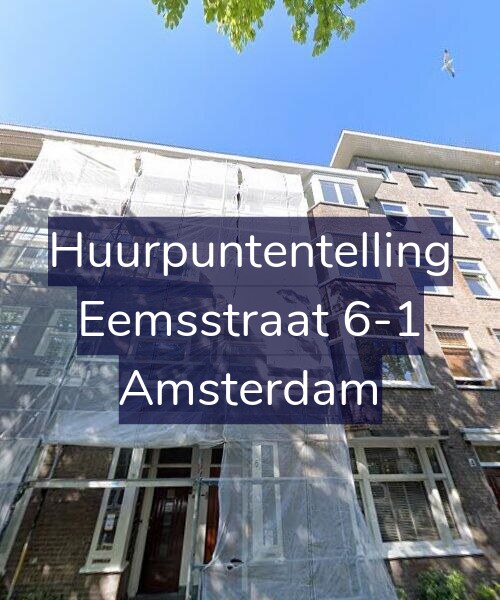 Foto gevel Huurpuntentelling voor Eemsstraat 6-1, Amsterdam