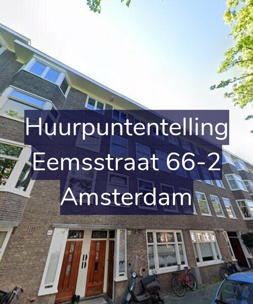 Foto gevel Huurpuntentelling voor Eemsstraat 66-2, Amsterdam