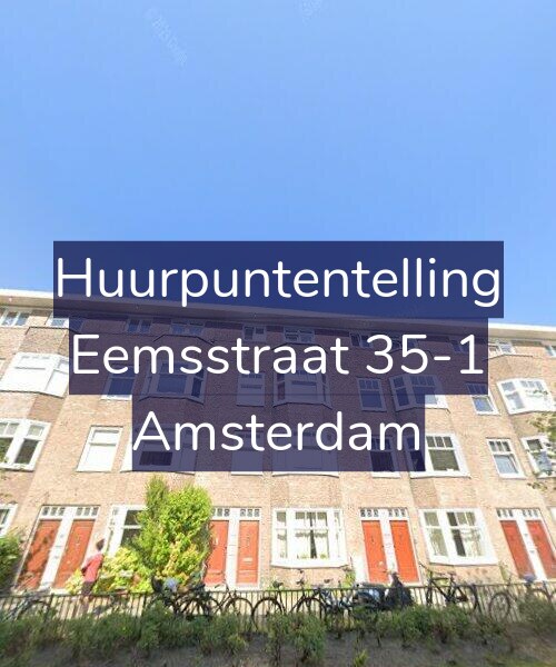 Foto gevel Huurpuntentelling voor Eemsstraat 35-1, Amsterdam