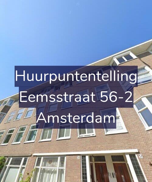 Foto gevel Huurpuntentelling voor Eemsstraat 56-2, Amsterdam