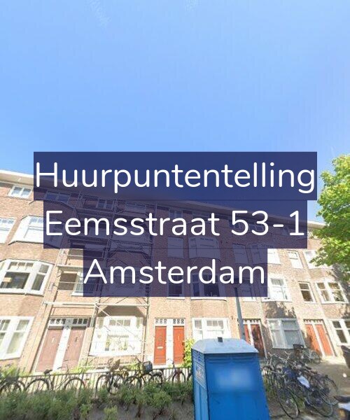 Foto gevel Huurpuntentelling voor Eemsstraat 53-1, Amsterdam