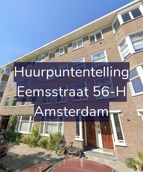 Foto gevel Huurpuntentelling voor Eemsstraat 56-H, Amsterdam