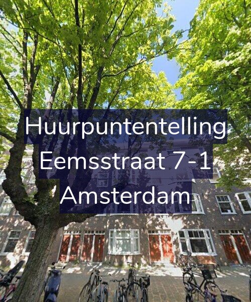 Foto gevel Huurpuntentelling voor Eemsstraat 7-1, Amsterdam