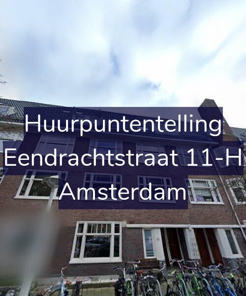 Foto gevel Huurpuntentelling voor Eendrachtstraat 11-H, Amsterdam