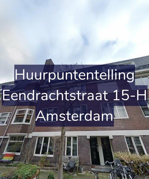 Foto gevel Huurpuntentelling voor Eendrachtstraat 15-H, Amsterdam