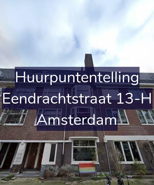 Foto gevel Huurpuntentelling voor Eendrachtstraat 13-H, Amsterdam