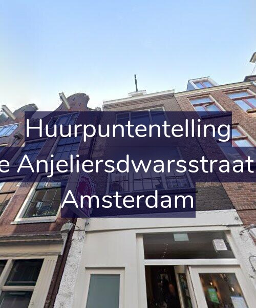 Foto gevel Huurpuntentelling voor Eerste Anjeliersdwarsstraat 18-2, Amsterdam