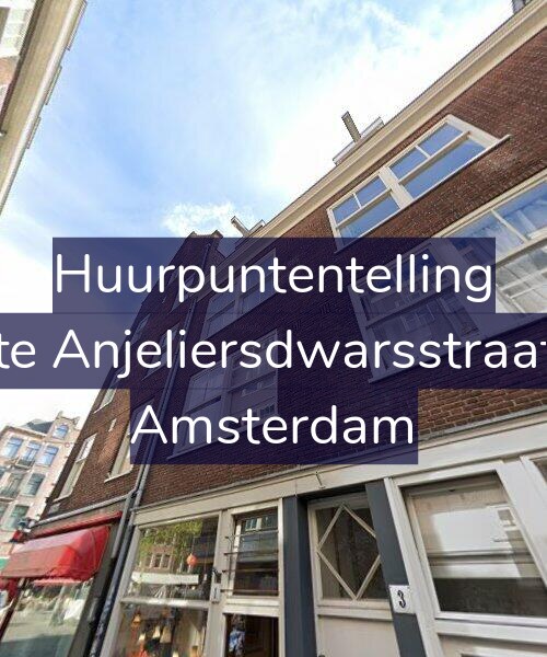 Foto gevel Huurpuntentelling voor Eerste Anjeliersdwarsstraat 1-2, Amsterdam