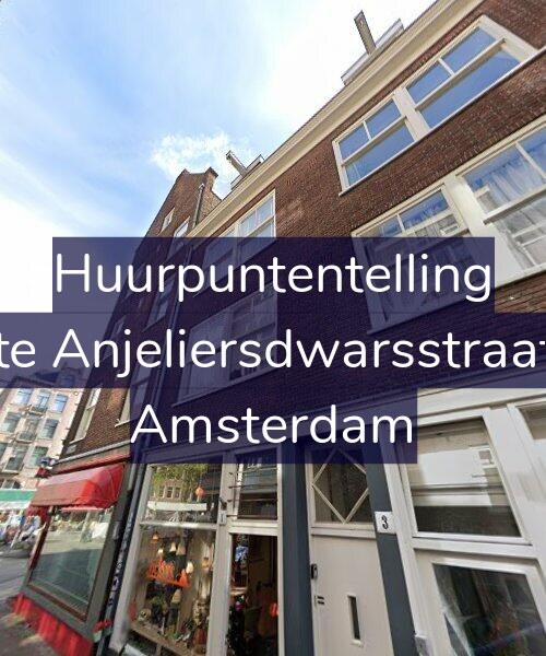 Foto gevel Huurpuntentelling voor Eerste Anjeliersdwarsstraat 1-1, Amsterdam
