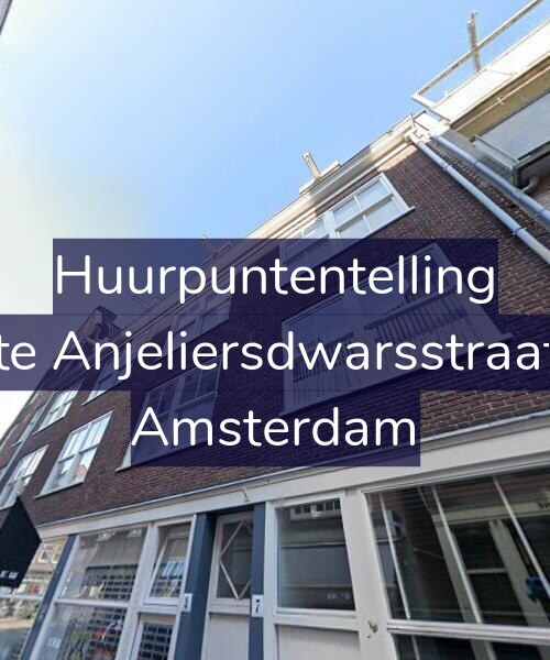 Foto gevel Huurpuntentelling voor Eerste Anjeliersdwarsstraat 5-2, Amsterdam