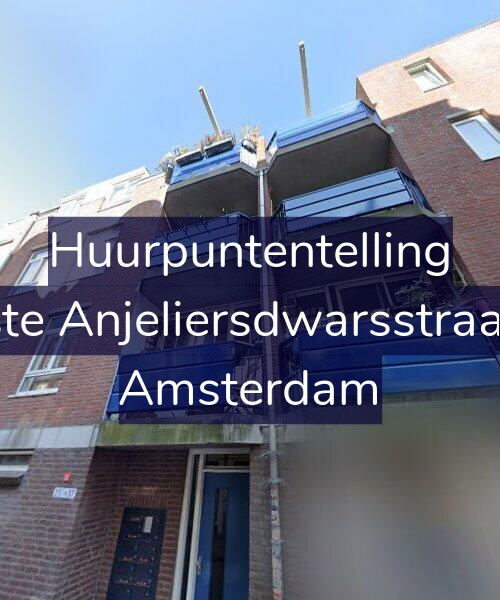 Foto gevel Huurpuntentelling voor Eerste Anjeliersdwarsstraat 33, Amsterdam