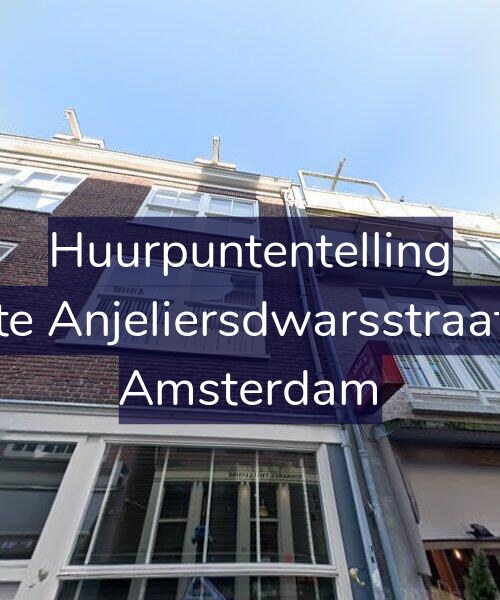 Foto gevel Huurpuntentelling voor Eerste Anjeliersdwarsstraat 7-2, Amsterdam