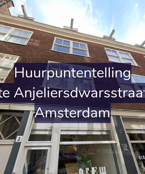 Foto gevel Huurpuntentelling voor Eerste Anjeliersdwarsstraat 3-1, Amsterdam