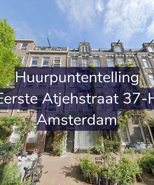 Foto gevel Huurpuntentelling voor Eerste Atjehstraat 37-H, Amsterdam