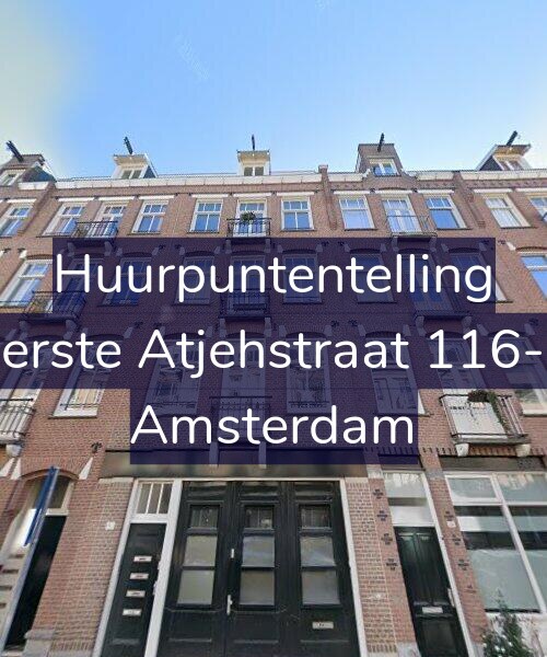 Foto gevel Huurpuntentelling voor Eerste Atjehstraat 116-E, Amsterdam