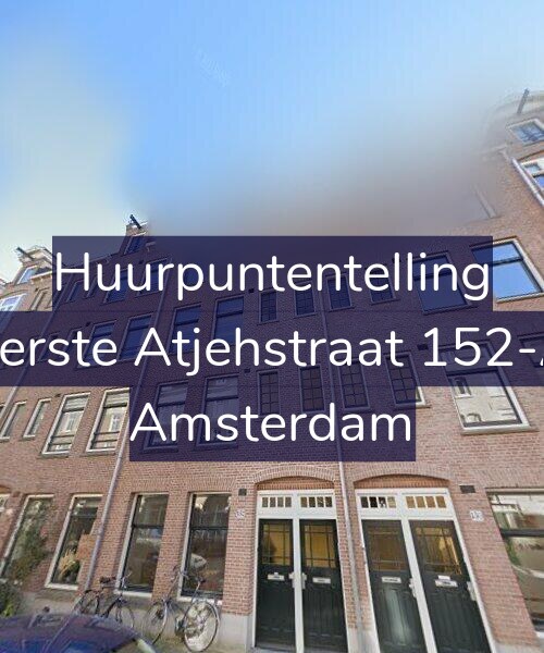 Foto gevel Huurpuntentelling voor Eerste Atjehstraat 152-A, Amsterdam
