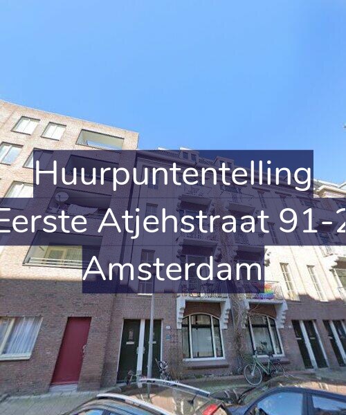 Foto gevel Huurpuntentelling voor Eerste Atjehstraat 91-2, Amsterdam