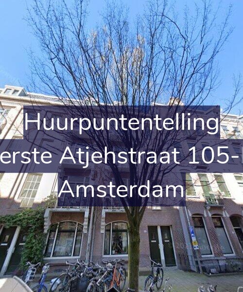 Foto gevel Huurpuntentelling voor Eerste Atjehstraat 105-H, Amsterdam